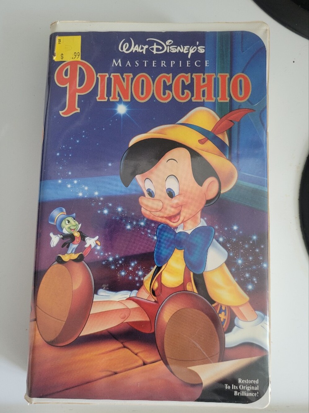 Disney Pinocchio Vhs